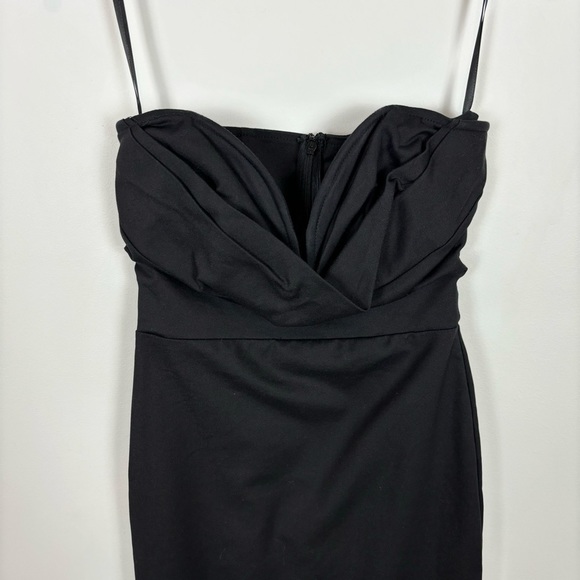 More To Come Sophia Strapless Midi Dress in Black XS - Picture 3 of 9